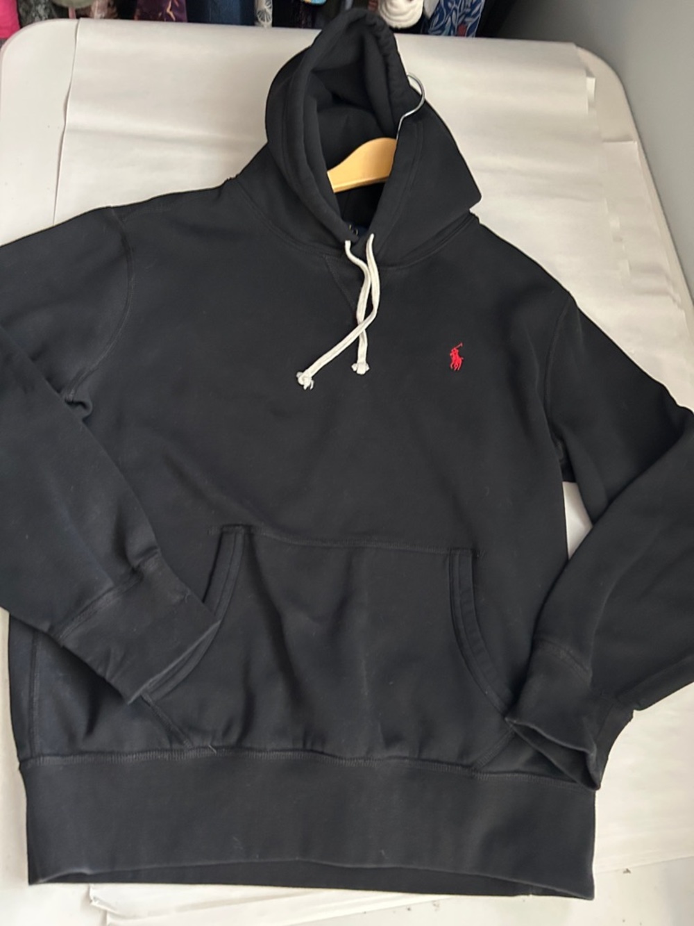 Polo Ralph Lauren Classic Preppy Quiet Luxury Black Hoodie
